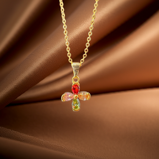 Colorful Butterfly Wing Pendant