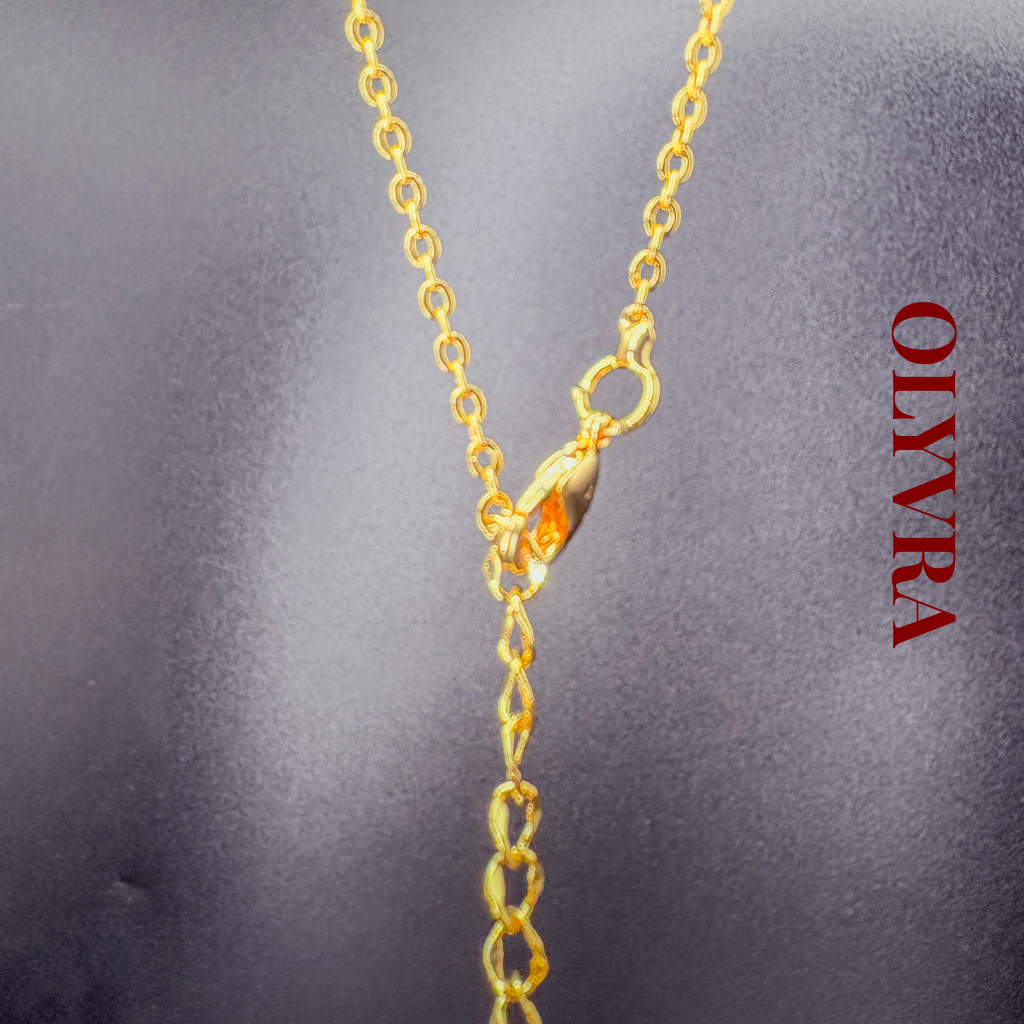 Gold-Plated Floral Knot Pendant