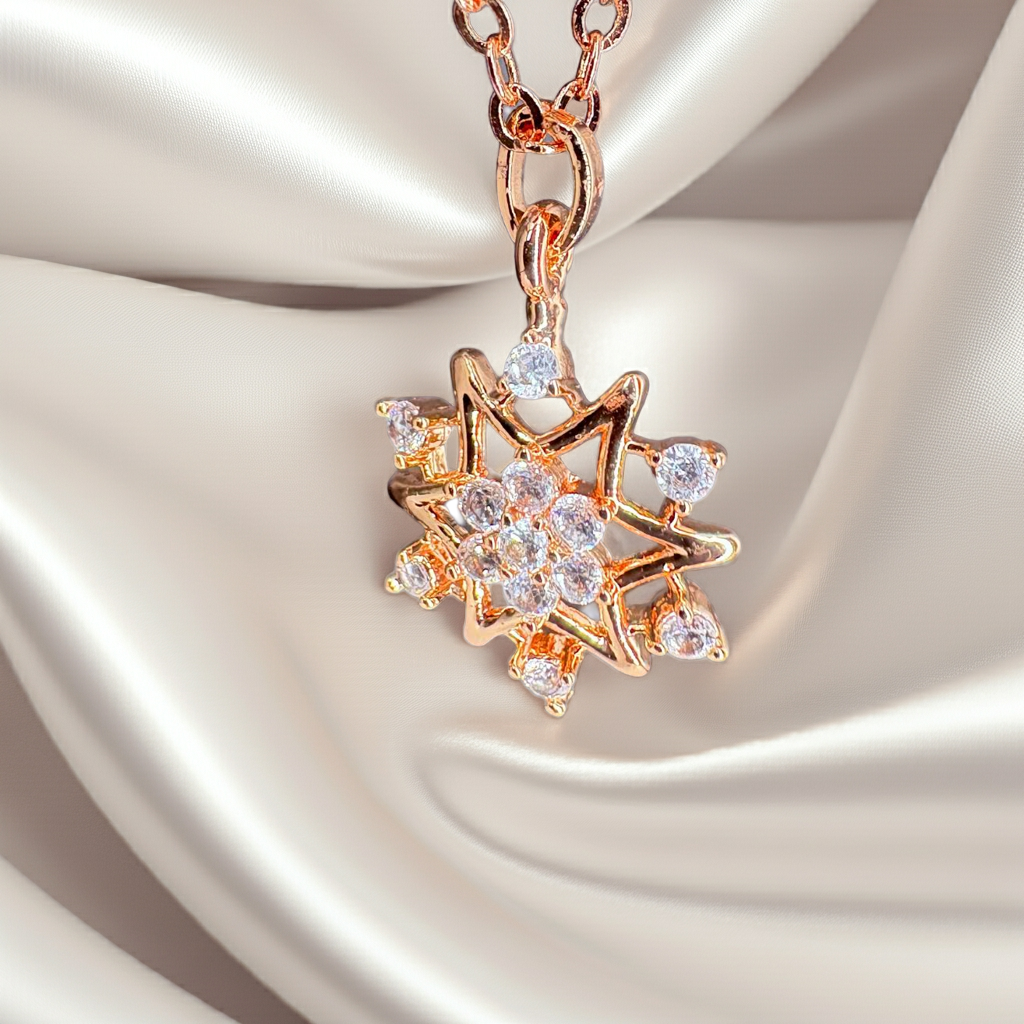 Sparkling Sunburst Pendant