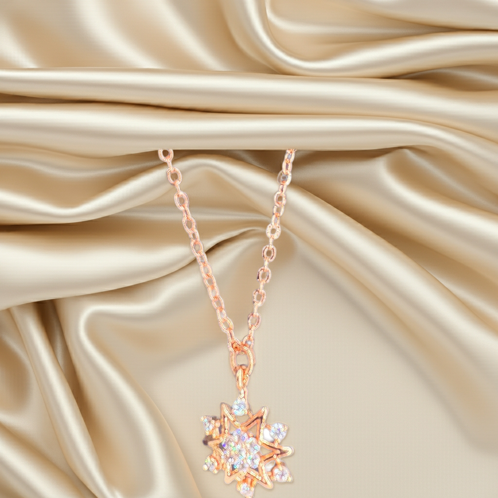 Sparkling Sunburst Pendant