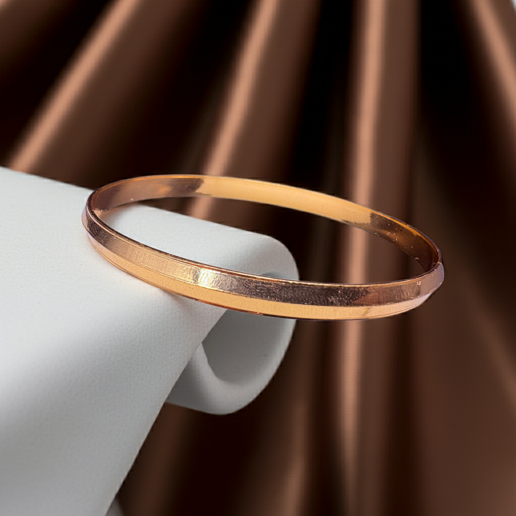 Elegant Men’s Gold-Plated Kada