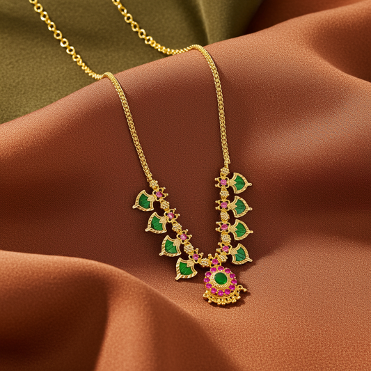 Palakkamala Gold-Plated Necklace 4*4
