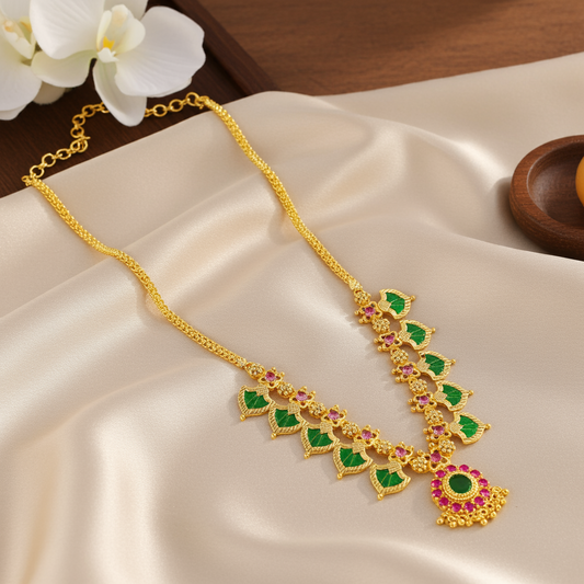 Palakkamala Gold-Plated Necklace 5*5